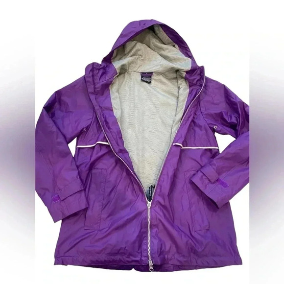 JMU Vintage Purple Full Zip Rain Jacket James Madison University Football Coat - Picture 4 of 15